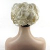 Lydell Short Messy Curly Dish Hair Bun Extension Stretch hair