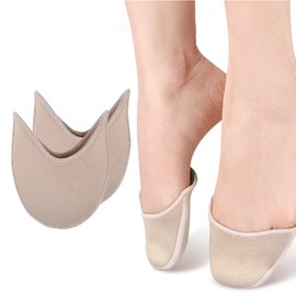 Toe Pads, Ballet Toe Protectors, Fabric Ballet Toe Pads, Pointe Shoes, Toe Protectors, Toe Protection for Half Padding, Covers Toe Protection, Adapts to the Foot, Relieves the Toes