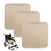 3 Washable Incontinence Chair Pads, 50x50cm Waterproof Seat Protectors