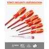 E·Durable 7pcs VDE Insulated Screwdriver Set, Magnetic Torque Screwdriver Set