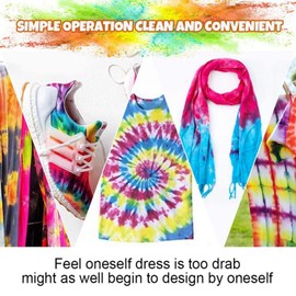 DIY Fabric Tie Dye Powder Pigments Clothing Dyeing Painting Color Handmade (Orange)