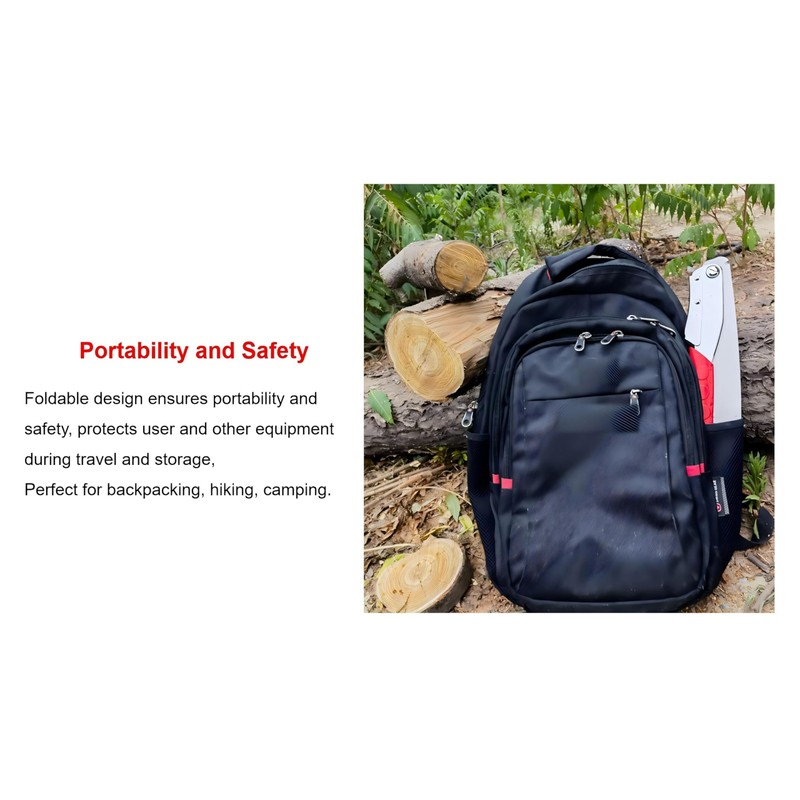 DragonflyTEC Large Folding Saw:Extra-Long 14-Inch Blade Camping Saw for Hiking