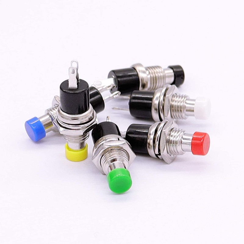 Gebildet 24 pieces 7 mm mini momentary push button, SPST