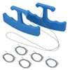 NEWISHTOOL PlateLine Remover Car Emblem Removal Tool with 5PCS 60CM