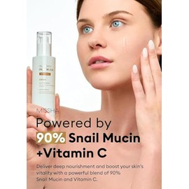 Suero de esencia de vitamina C con mucina de caracol Cell Renew, 3,38 onzas líquidas, hidratante para el cuidado de la piel coreano para una piel de  
