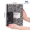 EPI Marble Hardcover Wide Ruled Composition Notebook | 200 Pages