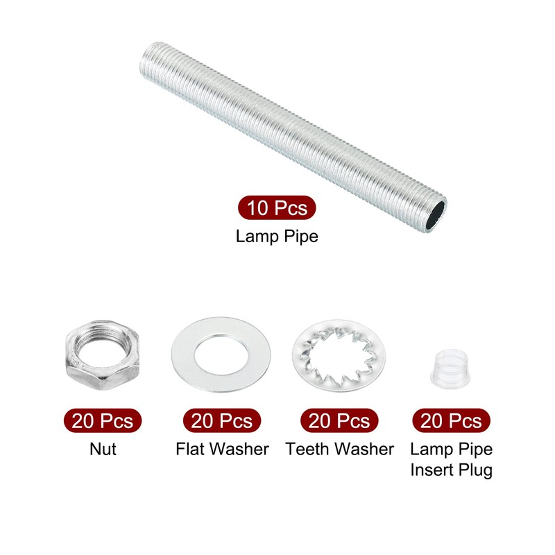 PATIKIL M10 Thread 3.15 Inch Lamp Cable Kit with Lock