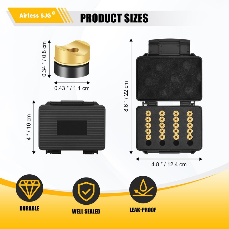 Airless SJG 20 Pack Seal Tip Gaskets for Airless Paint