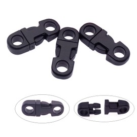 sutoyuen Mini Safety Breakaway Buckles,5mm KAM Side Release Plastic Buckle for Paracord Bracelet Clasp Pet Strap Necklace DIY Accessories (30Pcs)