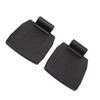2pcs Wheelchair Footplate Plastic Ergonomic Wheelchair Footrest Pedal Replacement Accessory