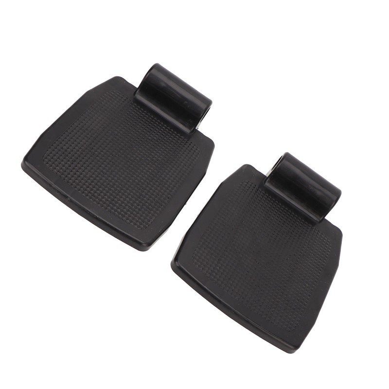 2pcs Wheelchair Footplate Plastic Ergonomic Wheelchair Footrest Pedal Replacement Accessory