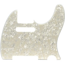 Fender Modern Pickguard, Telecaster, 8-Hole, Aged White Moto