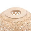 YARNOW Bamboo Lampshade Ceiling Decoration Ceiling Light Cover Rattan Ceiling
