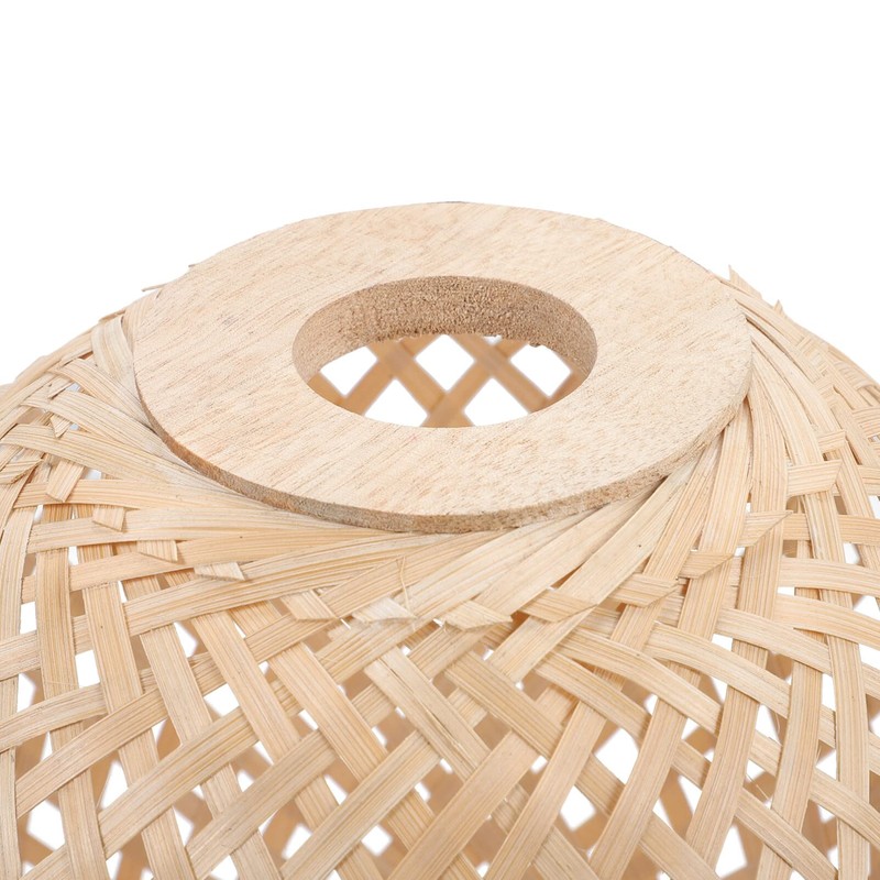 YARNOW Bamboo Lampshade Ceiling Decoration Ceiling Light Cover Rattan Ceiling