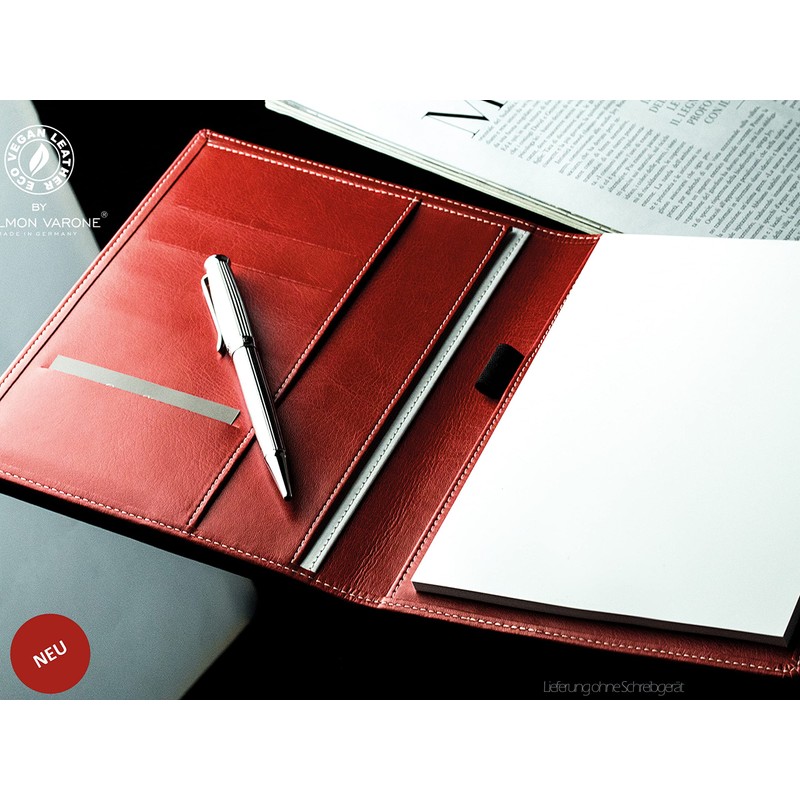 DELMON VARONE Premium Writing Case with Notepad DIN A5 (50
