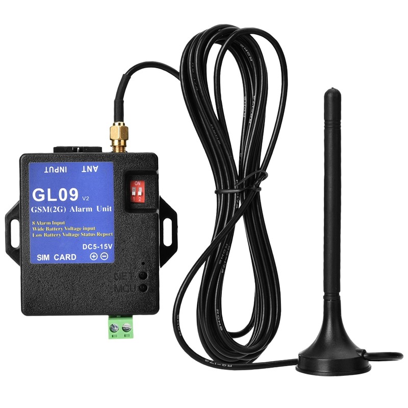GL09 8 Channel Battery Operated App Control GSM Alarm Systems