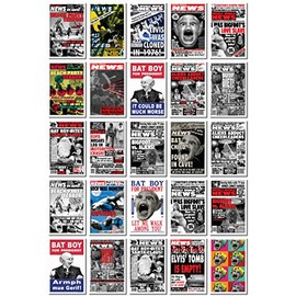 Weekly World News Postcard Bulk Pack of 25 â Fake News â Satire â Batboy â Fantasy Newspaper Post Cards
