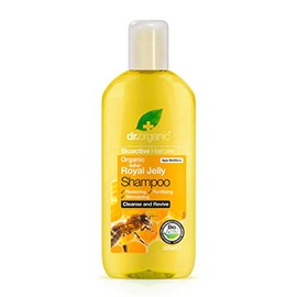 Dr Organic Royal Jelly Shampoo, All Hair Types, Mens, Womens, Natural, Vegetarian, Cruelty-Free, Paraben & SLS-Free, Organic, 265ml