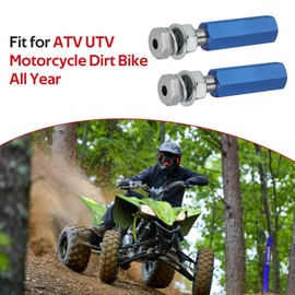 JAVIK 2Pcs Quick Release Flag Pole Holder Blue Hold 1/4'' Flag Poles Compatible with All ATV UTV Motorcycle Dirt Bike All Year