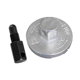 JNNJ Piston Stop Chainsaw Clutch, Flywheel Disassembly Tools, Clutch Dismount Expander, Chainsaw Clutch Repairment Remover, Universal Handy Stopper Tool Parts for Chainsaw Disassemble(Silver)