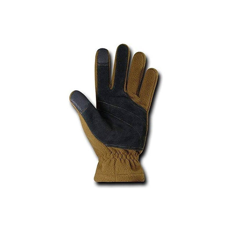 Rapdom Tactical Breathable Fleece Gloves, Coyote, X-Large
