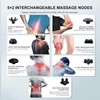 MEGAWISE Cordless Handheld Back Massager w/Rechargeable 3200mAh Battery, 5 Speed