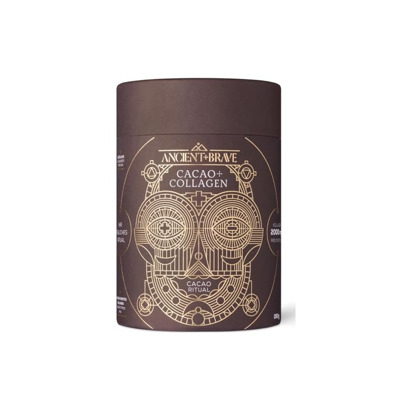 Ancient + Brave Cocoa + Collagen 250 g Raw Cocoa