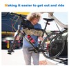 Pojedehy Bicycle Rack Road Bike Carrier Front Fork Quick Release