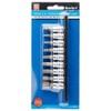 Blue Spot 01521 9 Piece 1/4 Inch Star Bit Socket