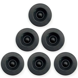 Qgond 6 Pack Trailer Hub Cap Dust Cap Rubber Grease Plugs for Dexter Axle, Fits Dexter EZ Lube 85-1 Grease Caps, Camper Trailer Wheel Bearing Dust Plugs for 2000-3500 lb Trailers