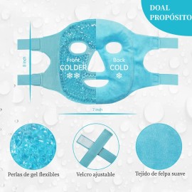 Máscaras De Hielo Para Ojos Y Cara Frio/caliente 2pcs