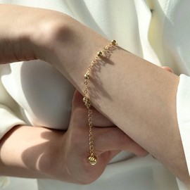 18k Ball&Ball Bracelet Daily Heart Point Silver Silver / 18k 볼앤볼 팔찌 데일리 하트 포인트 은 실버(Silver)