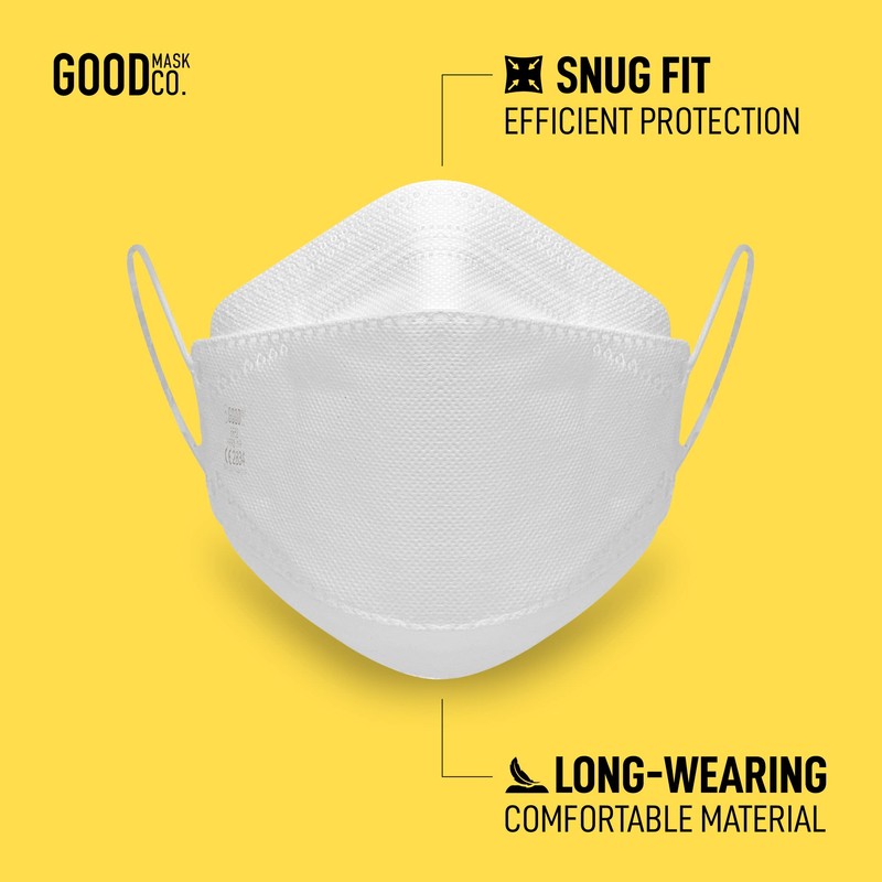 Good Mask Co.Good Comfort Adult Face Masks FFP2 Mask, Disposable