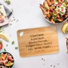 Mr. & Mrs. Panda Bamboo Chopping Board Saying Didgeridoo Yoga