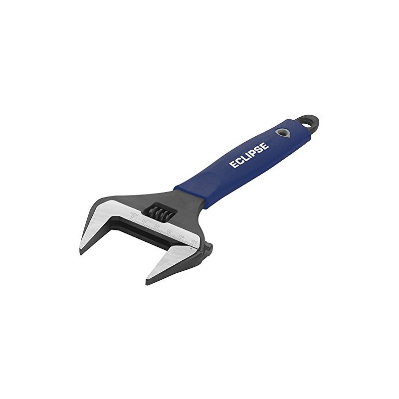 Eclipse Professional Tools ADJW8WJ 8" Adjustable Wrench Extra Wide Jaw