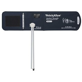 Welch Allyn REUSE-11-2TP FlexiPort - pulsera para presión arterial, tamaño 11, adulto, reutilizable, 2 tubos de 8 pulgadas y 13 pulgadas, conectores triusos, rango de 25-34 cm