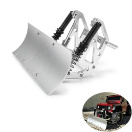 XUNJIAJIE RC Snow Plough Snow Shovel Remote Control for Axial SCX10 90046/90047 TRX4 D90 1/10th RC Crawler Car