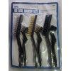 Harbor Freight 6 Piece Detail Brush Set, Steel, Brass Nylon