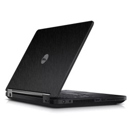 Unbranded/Generic BLACK BRUSHED TEXTURED Vinyl Lid Skin Cover fits Dell Latitude E5440 Laptop