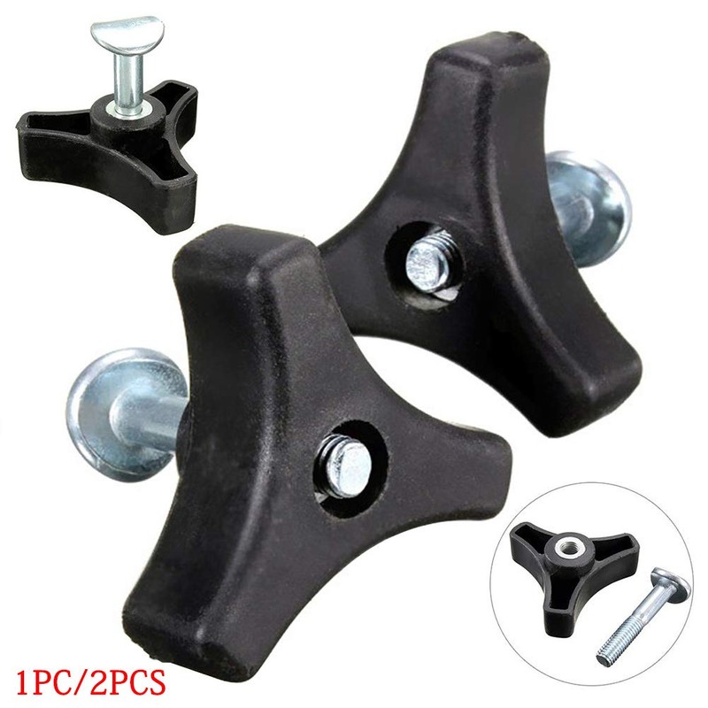 DENPETEC Triangle Knob Handle,Wing Nut and Bolt Power Equipment, Bolt