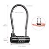 LOFICOPER Long Shackle Combination Lock, 4 Digit Combination Padlock, 6.8