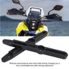 Windshield Adjustment Bracket Kit, Aluminum Motorcycle Reduce Noise Windshield Adjustment