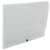 JAM PAPER Plastic Portfolio - Snap Closure - Medium -