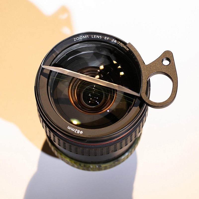 zalati Kaleidoscope Lens Semicircle Special Effects Camera Glass Filter Handheld