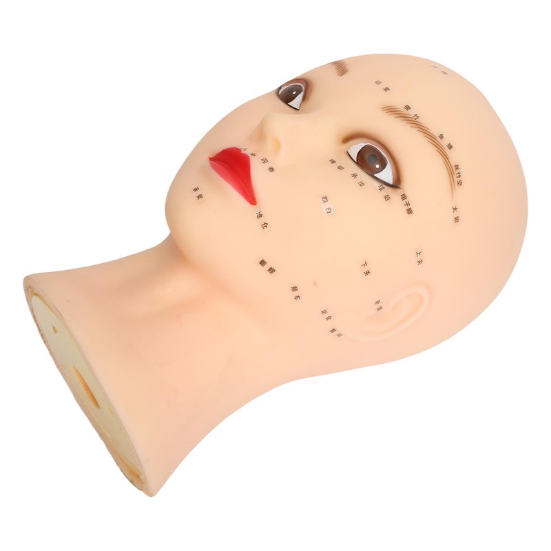 Soft Mannequin Head Realistic Skin Texture Eyelash Extension Mannequin Head