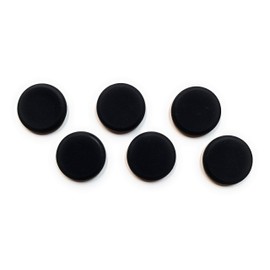Button Covers Prevent Shirt Holes (12-Pack, Black)