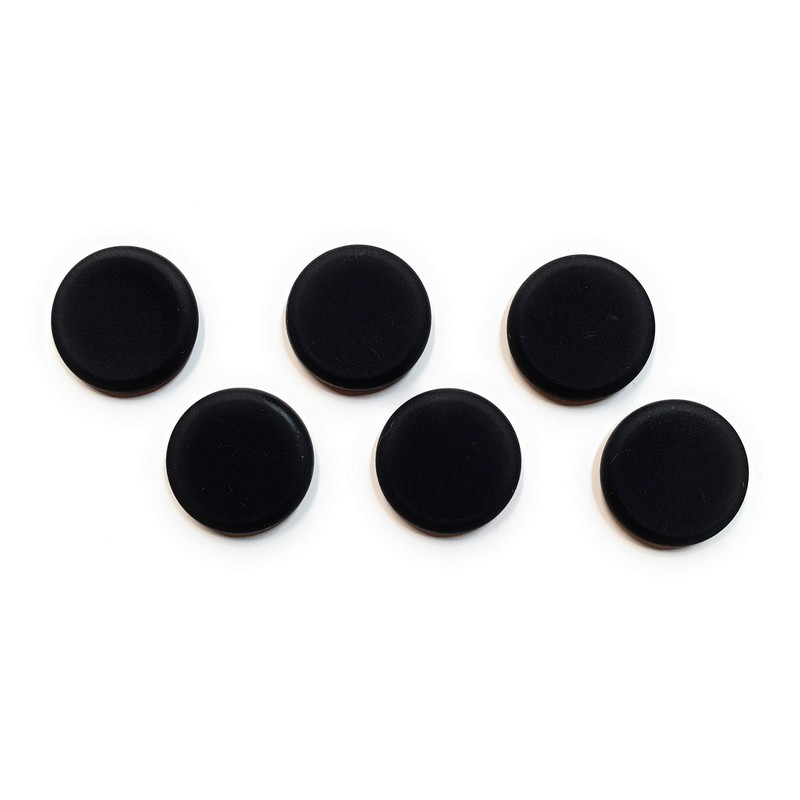 Button Covers Prevent Shirt Holes (12-Pack, Black)