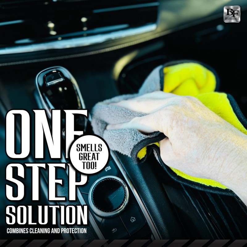 BLACKFIRE Interior Detailer | UV Protection for Leather, Vinyl, Plastic