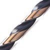 12 PCS, 9/64", Black and Gold Coated Twist Drill Bits,