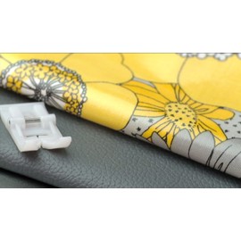 SINGER Non-Stick Snap-On Presser Foot for Low-Shank Sewing Machines Nähfuß, Weiß